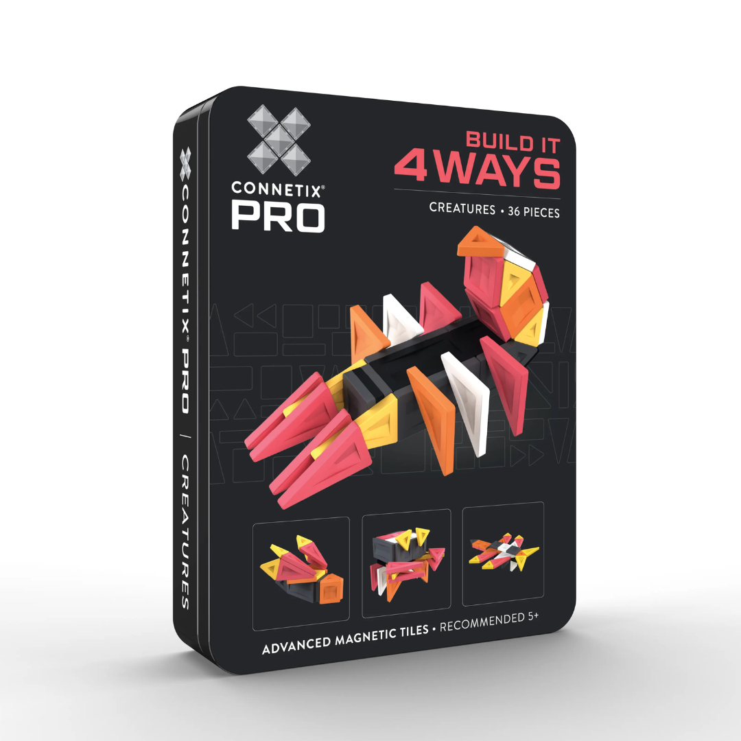 Connetix Tiles 36 Piece PRO Build It 4 Ways - Creatures