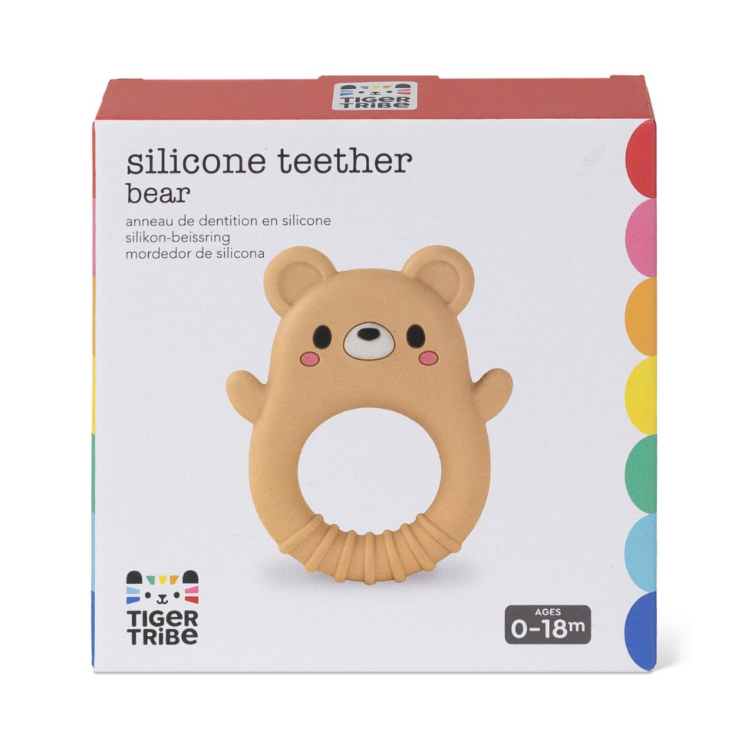 Tiger Tribe Silicone Teether - Bear
