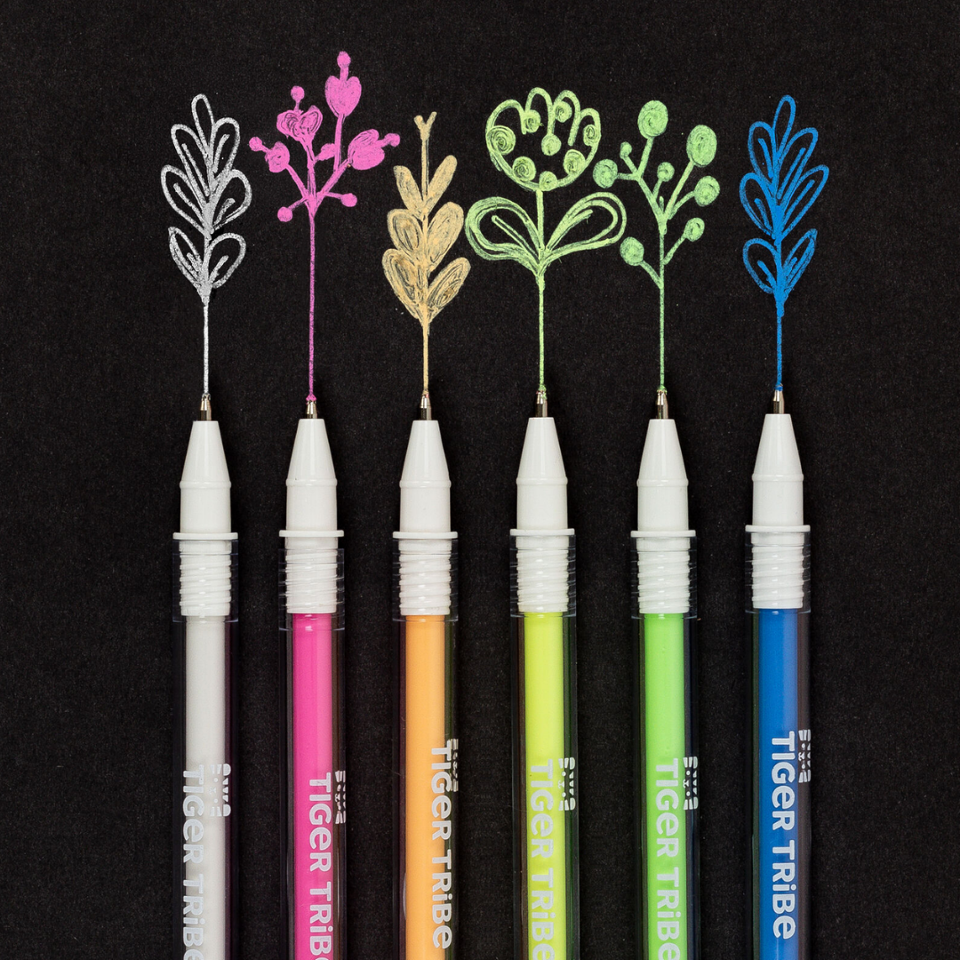 Tiger Tribe - Neon Fine Tip Paint Pens