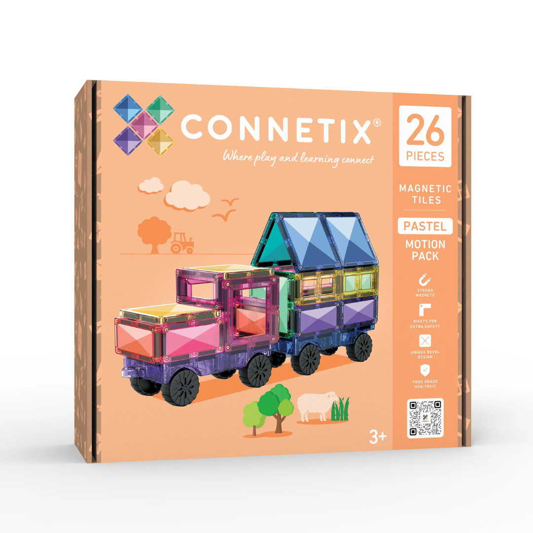 Connetix Tiles 26 Piece Pastel Motion Pack