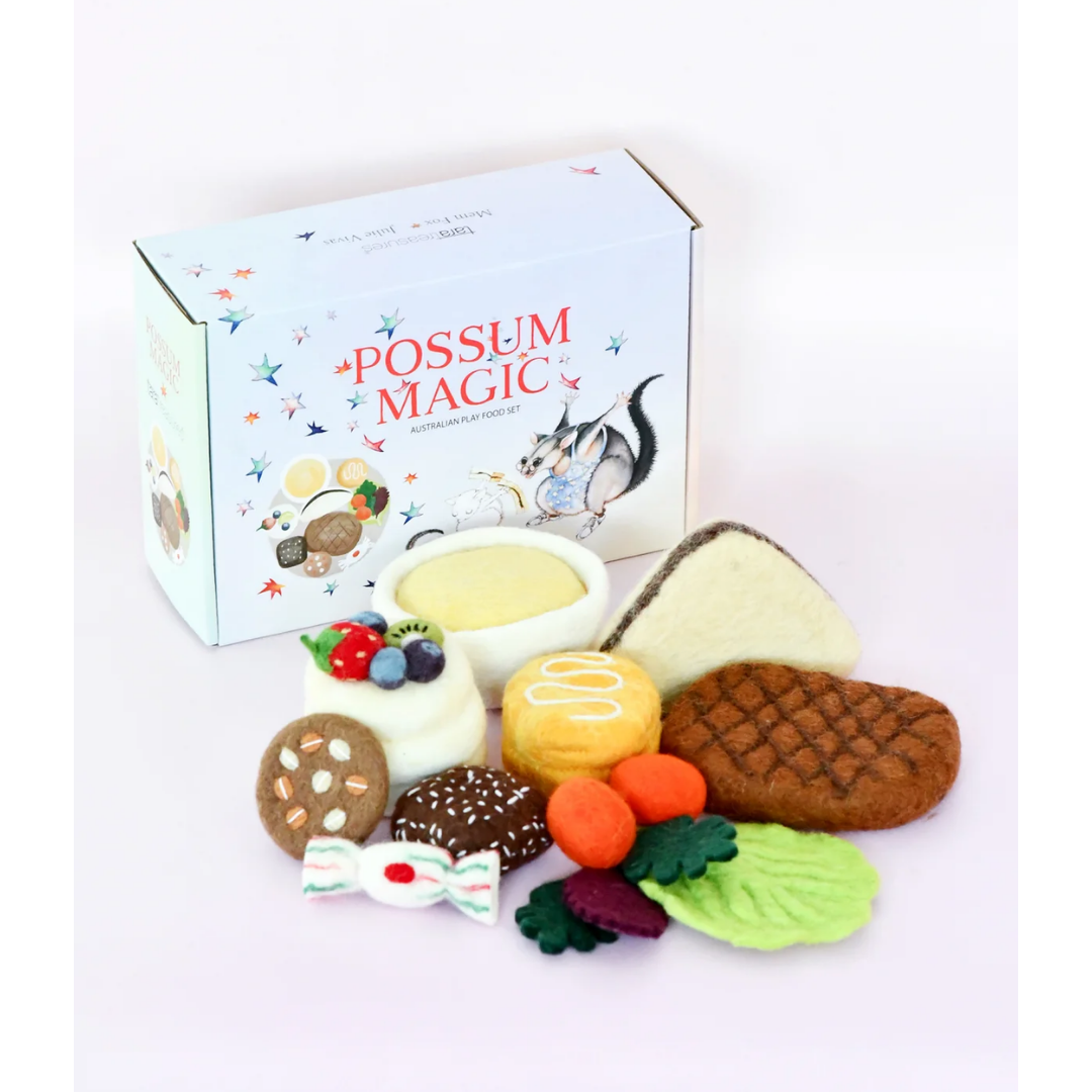 Tara Treasures - Possum Magic Australian Play Food Set (Licensed)