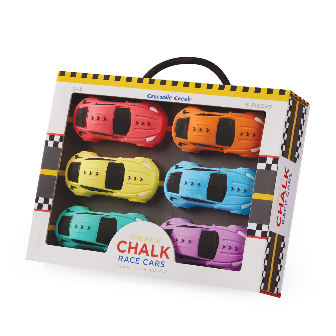 Crocodile Creek - Sidewalk Chalk | Race Cars