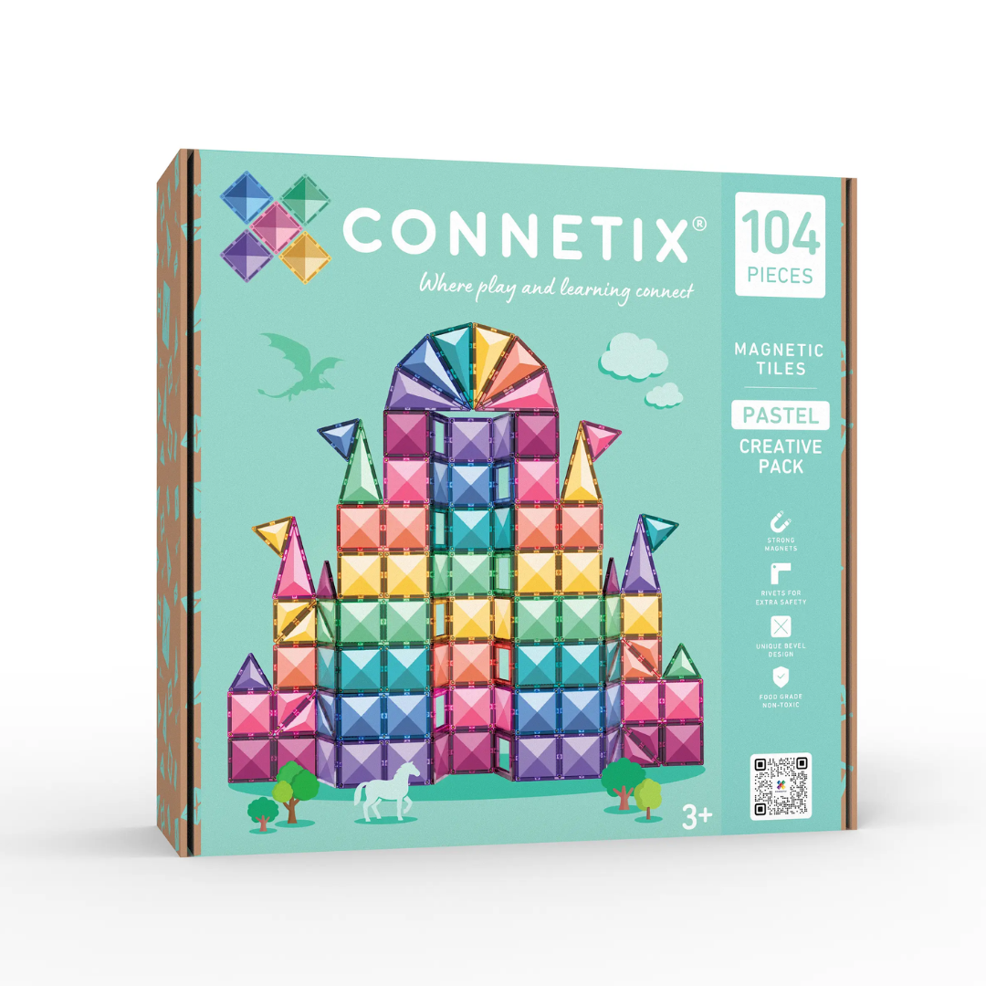 Connetix Tiles 104 Piece Pastel Creative Pack