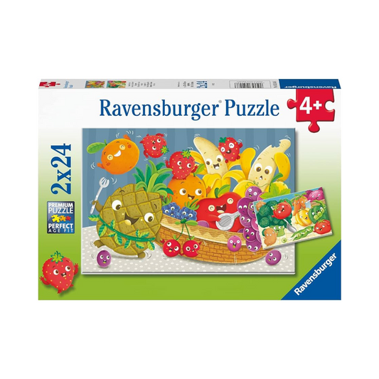 Ravensburger Fruit & Veggie Fun Puzzle 2x24pc