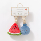 Living Textiles - 2 Pack Mini Market Brunch Stroller Toys | Watermelon & Blueberry