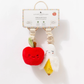 Living Textiles - 2 Pack Mini Market Brunch Stroller Toys | Apple & Banana