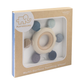 Living Textiles - Multi-Surface Teething Wheel | Steel Blue