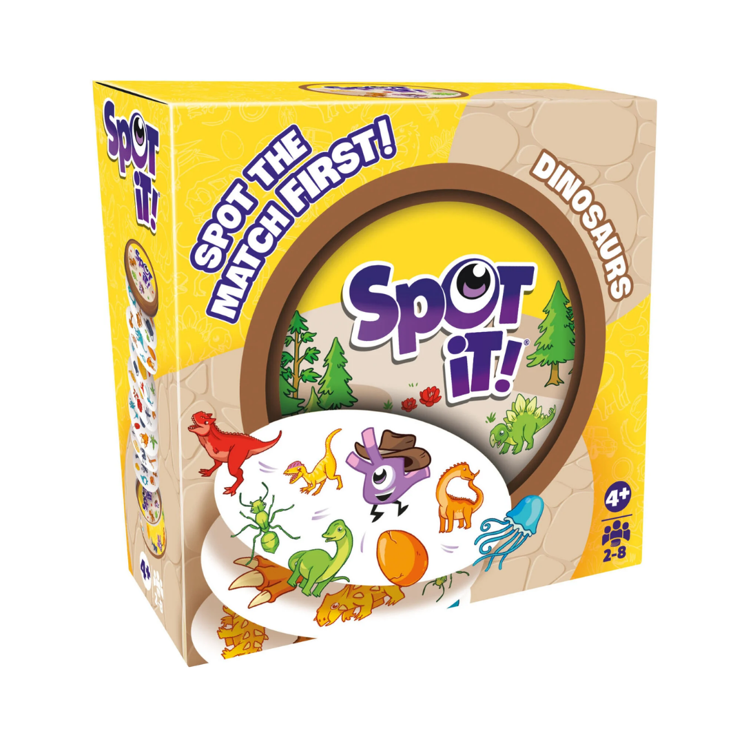 Spot It Game: Dinosaurs
