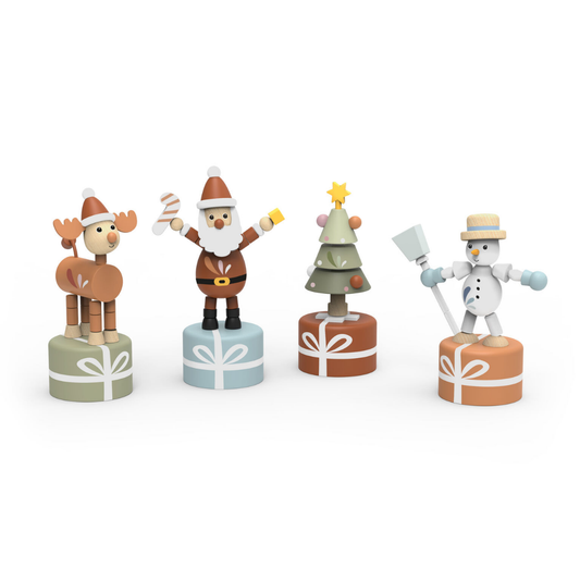 Speedy Monkey - Christmas Pushing Puppet (assorted)