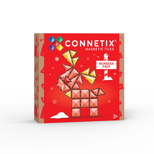 Connetix Tiles 25 Piece Christmas Reindeer Pack