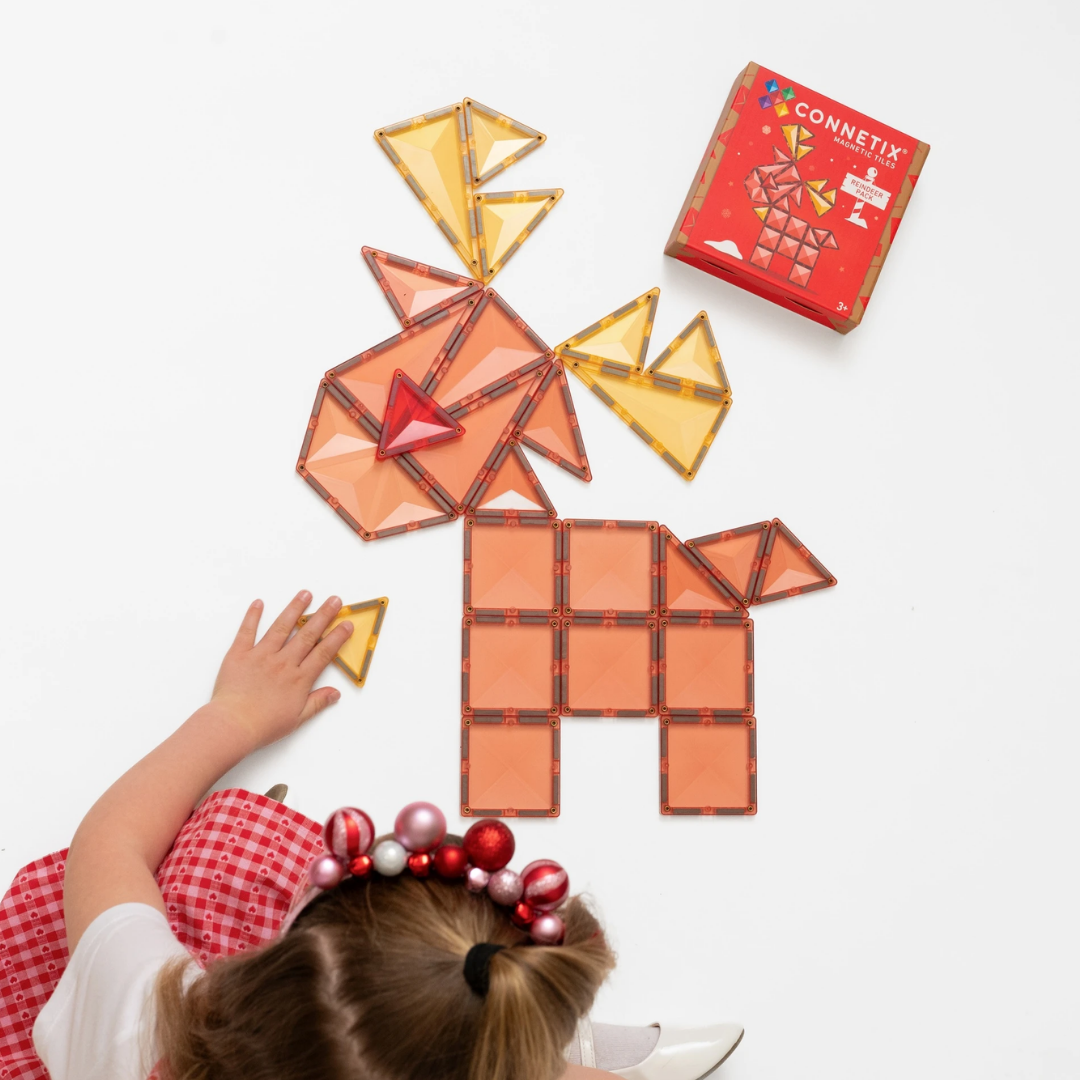 Connetix Tiles 25 Piece Christmas Reindeer Pack