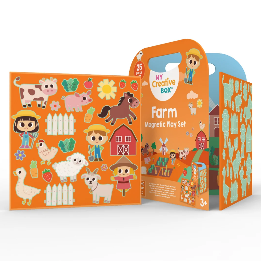 My Creative Box - Magnetic Play Set | Farm Friends