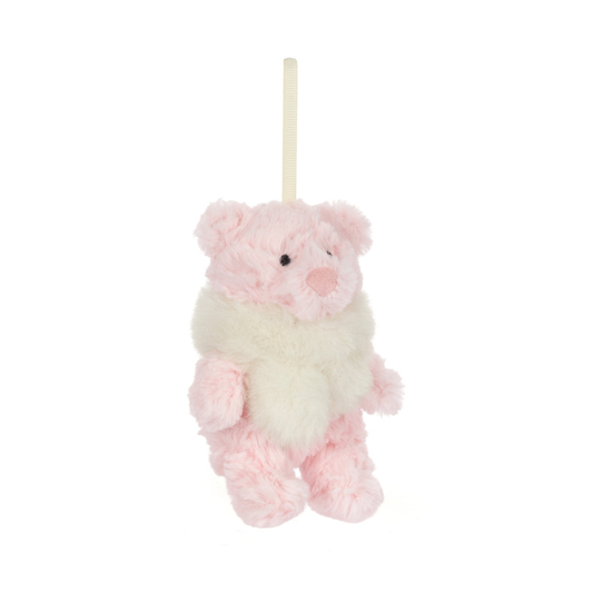Jellycat - Leola Bear Winter Warmer Decoration