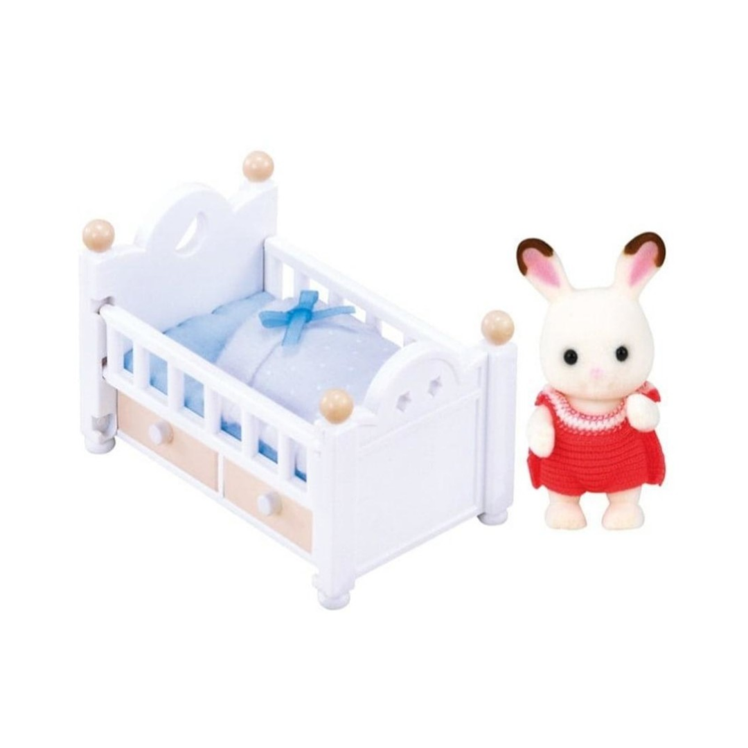 Sylvanian Families - Chocolate Rabbit Baby Set