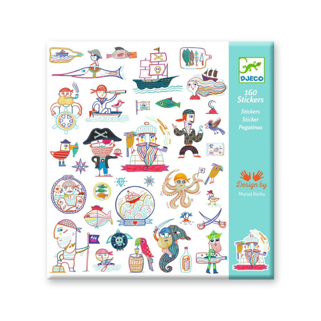Djeco Pirate Attack! Stickers Set
