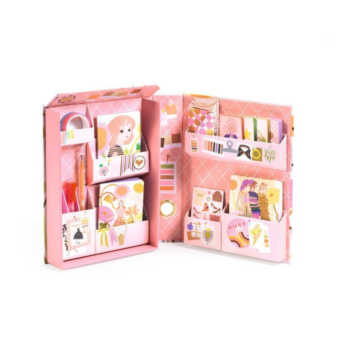 Djeco Tinou Stationery Cabinet Fashion Themed