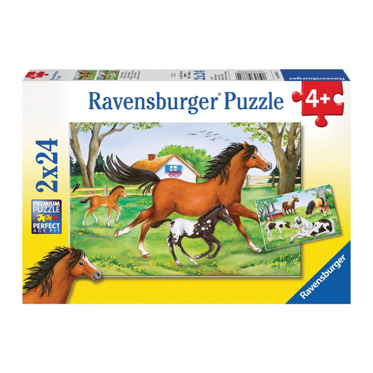 Ravensburger World of Horses Puzzle 2x24pc