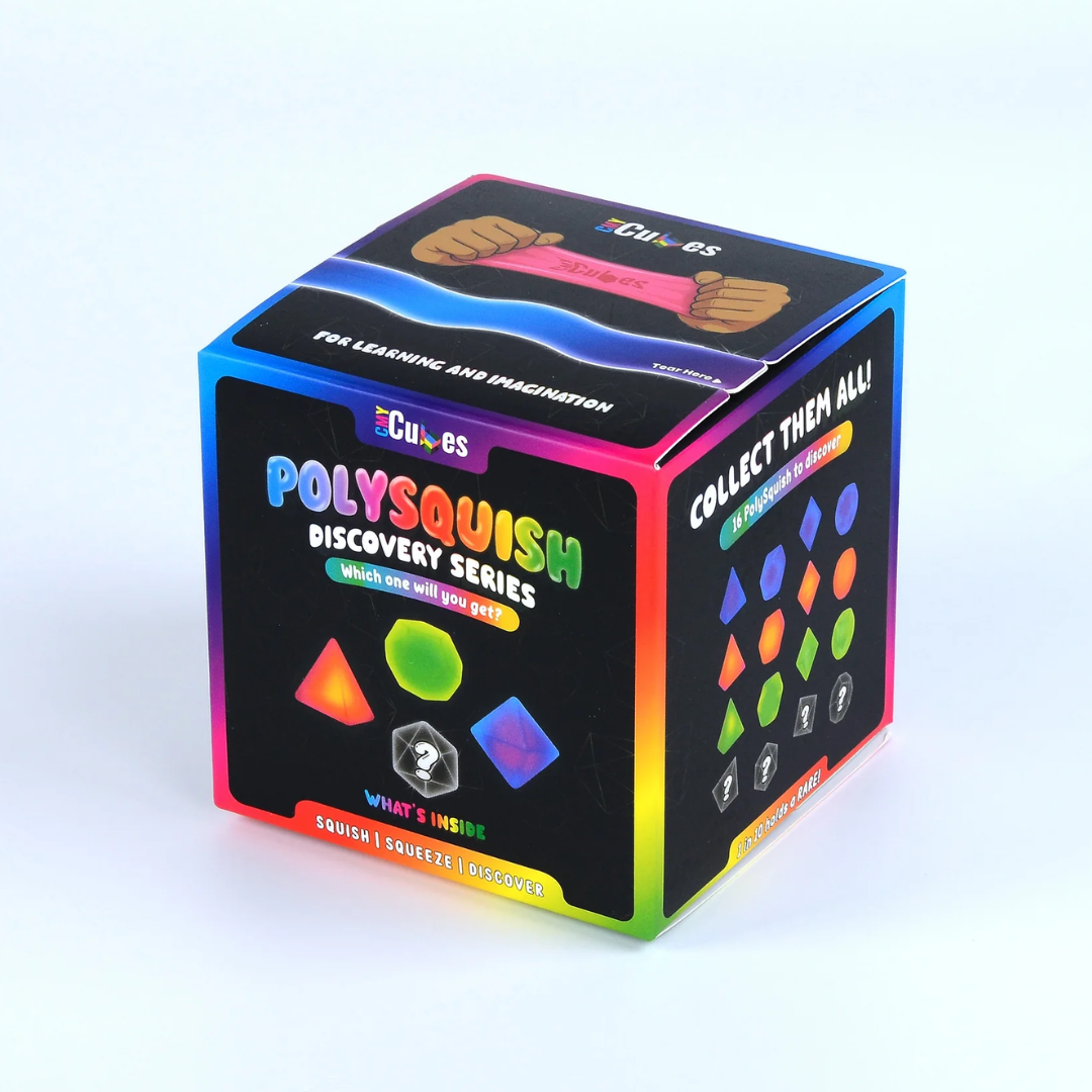 CMY Cubes - PolySquish Discovery Series #1 | Blind Box Squishy Cube