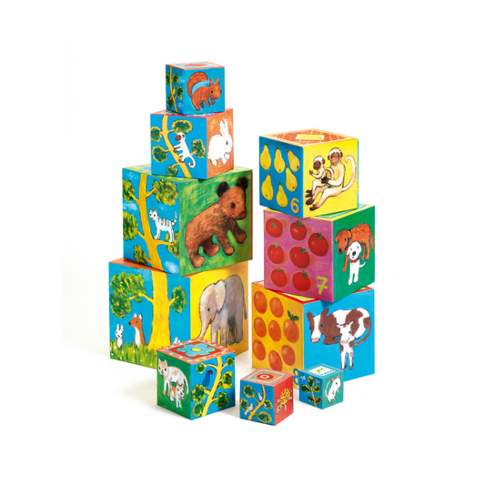 Djeco Stacking Cubes My Friends
