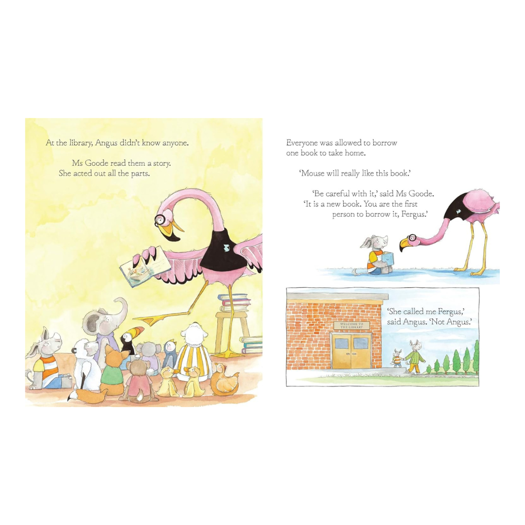 Angus & Mouse Read a Book