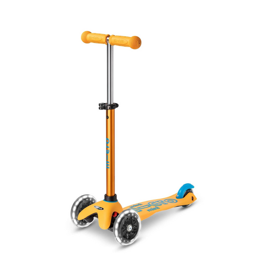 Micro Scooter Mini Deluxe LED Apricot Orange