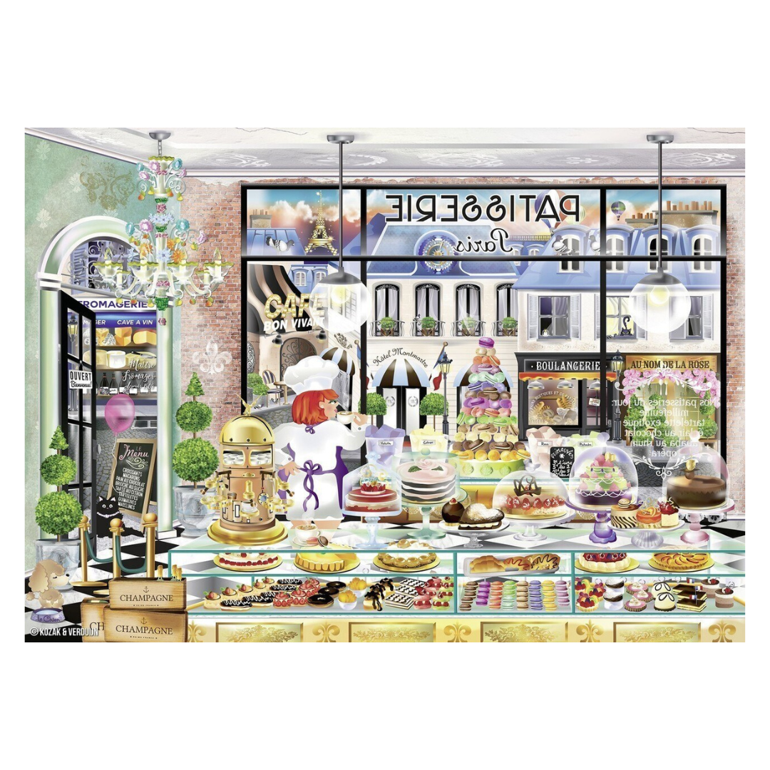Ravensburger Puzzle Wanderlust Good Morning Paris 1000pc