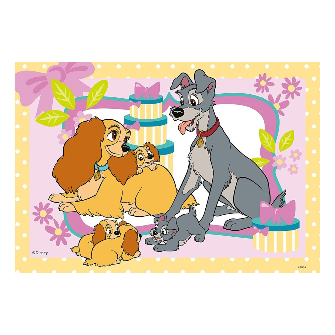 Ravensburger Puzzle Disneys Favourite Puppies 2x24pc