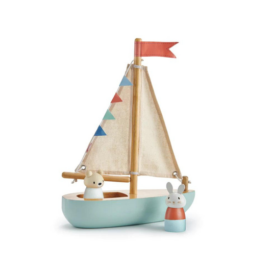 Tender Leaf Sailaway Boat Wooden