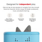 Tonies | Toniebox 2 Starter Set with Creative Tonie Rubie - Sky Blue