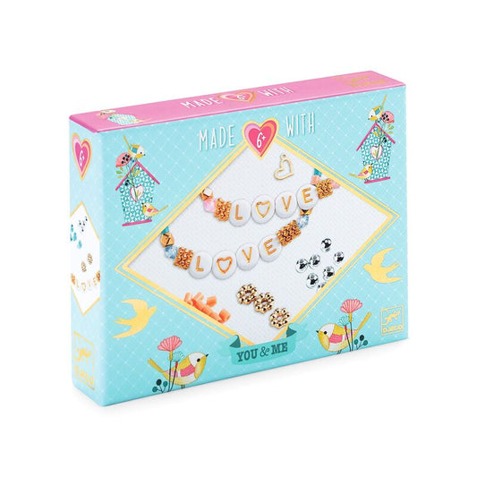 Djeco You & Me Letter Threading Beads Set