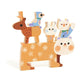 Djeco 5 Piece WoodyStack Wooden Animal Puzzle
