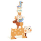 Djeco 5 Piece WoodyStack Wooden Animal Puzzle