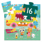 Djeco Ice Cream Truck Silhouette Puzzle 16 Piece