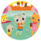 Djeco Ice Cream Truck Silhouette Puzzle 16 Piece