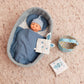 Djeco 32cm Pomea Machine Washable Neige Soft Body Doll