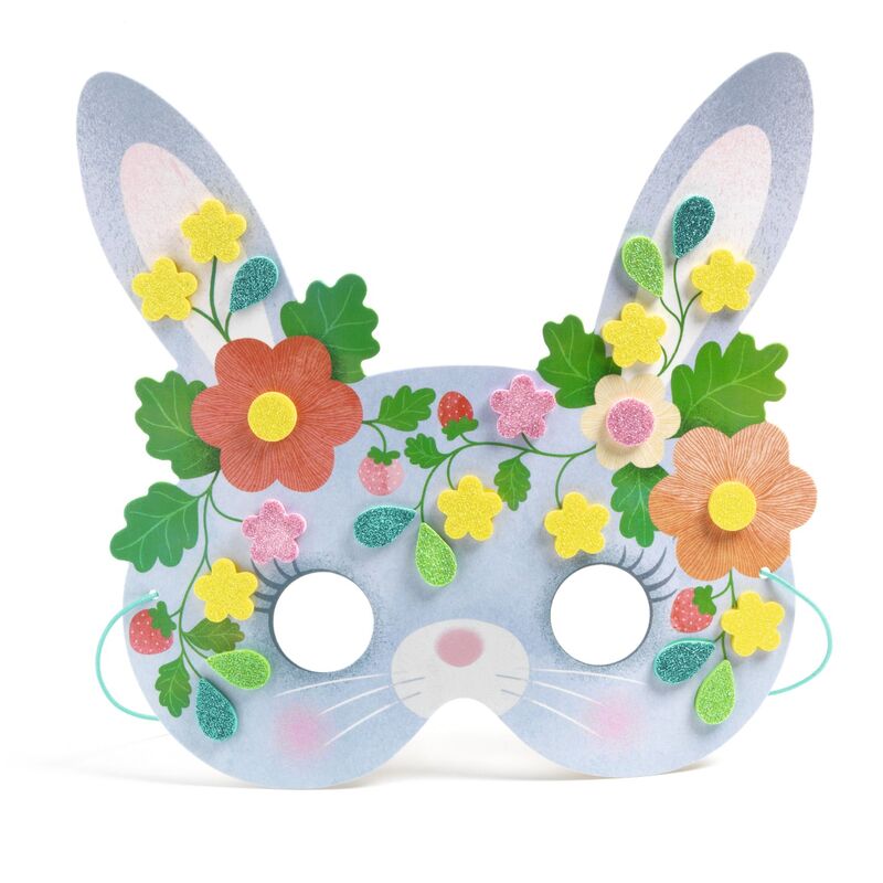 Do It Yourself Forest Animals Mosaic Mask Craft Kit