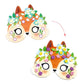 Do It Yourself Forest Animals Mosaic Mask Craft Kit