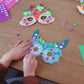 Do It Yourself Forest Animals Mosaic Mask Craft Kit