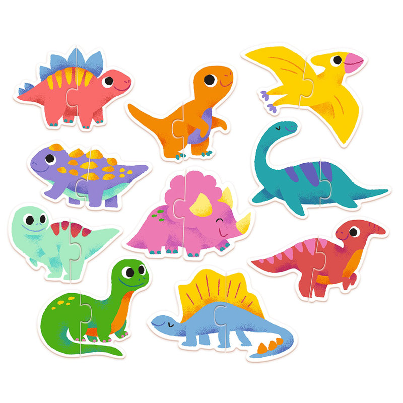 Djeco Duo Dinosaur Puzzle 20 Piece