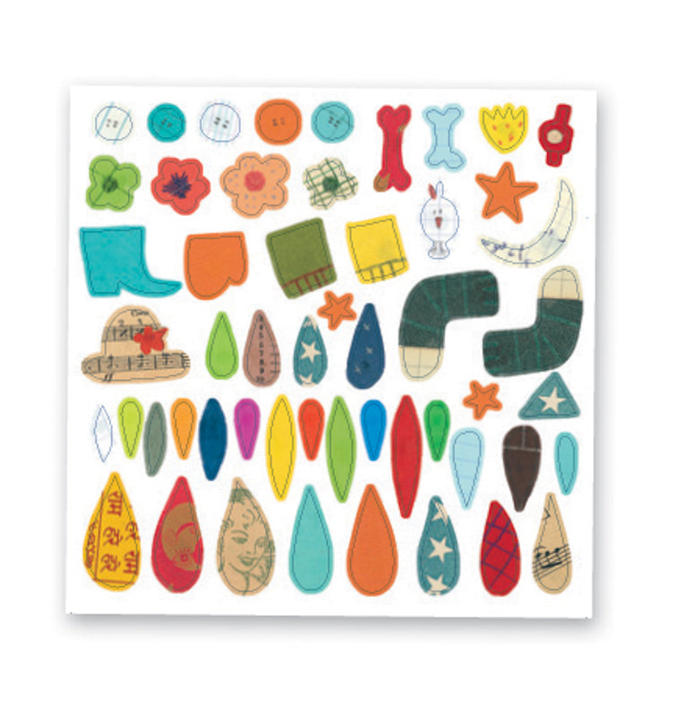 Djeco Create Animal Stickers