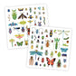 Djeco 160 Microcosms Metallic Stickers