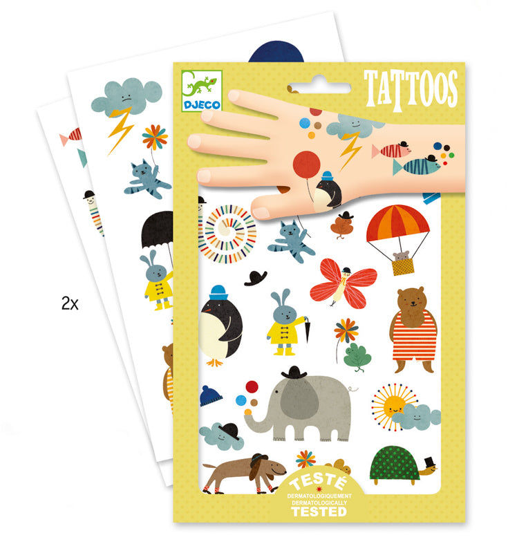 Djeco 50+ Pretty Little Things Tattoos