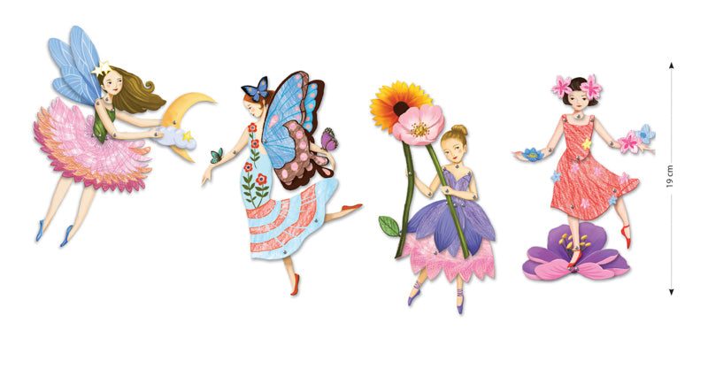 Djeco Fairies Paper Puppets