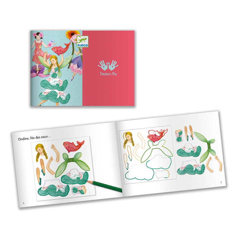 Djeco Fairies Paper Puppets