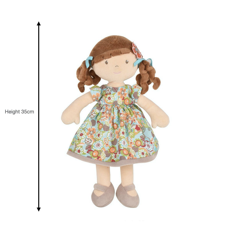 Bonikka Summer Flower Kid Doll with Brunette Hair
