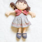 Bonikka Organic Rose Doll with Brown Hair