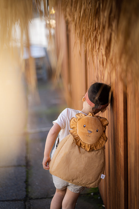 Lion Safari Animal Organic Backpack