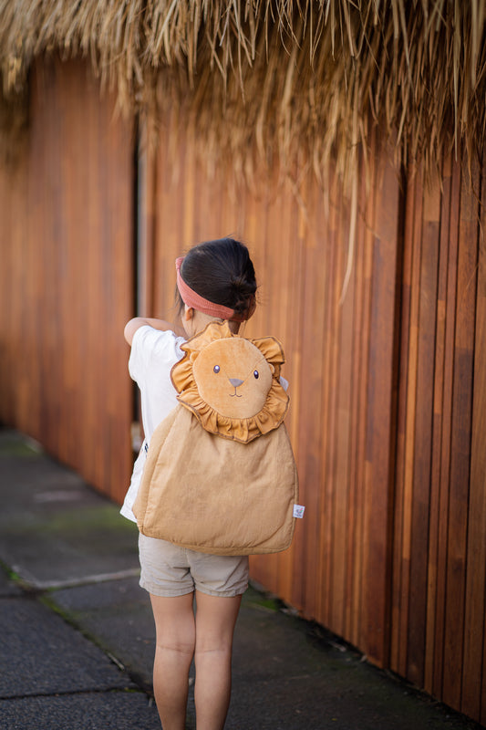 Lion Safari Animal Organic Backpack
