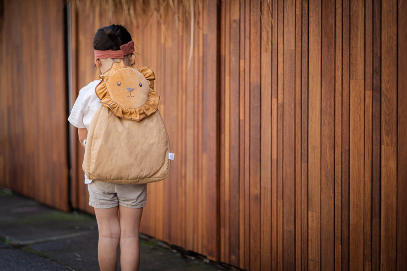 Lion Safari Animal Organic Backpack