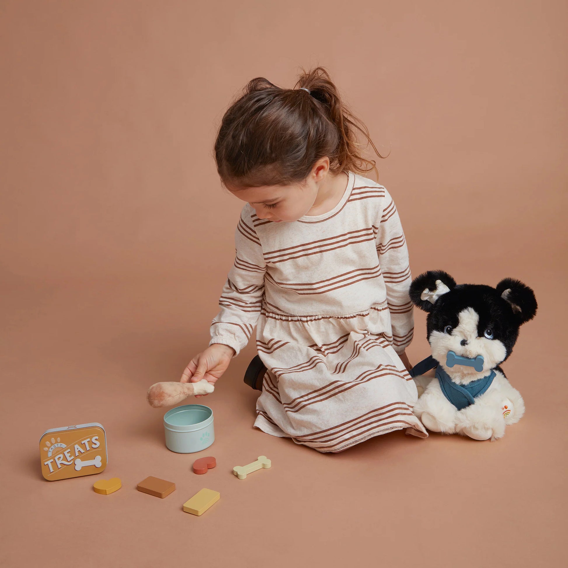 Olli Ella - Dinkum Dog Set - Goodie Set | Pale Green